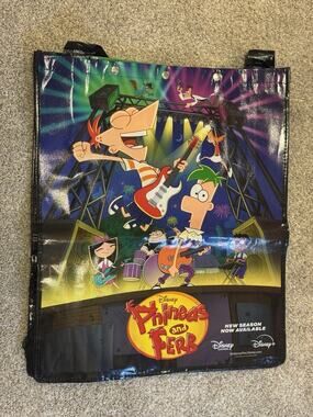 SDCC 2025 Phineas & Ferb Disney+ Comic Con Exclusive Swag Tote Backpack